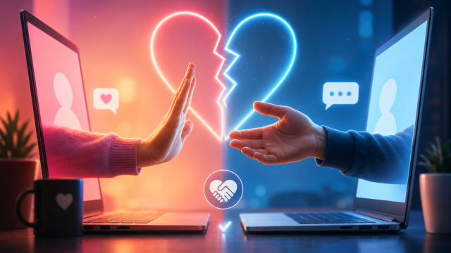Como Terminar um Relacionamento Virtual de Forma Respeitosa: Guia para Encerrar Sem Magoar