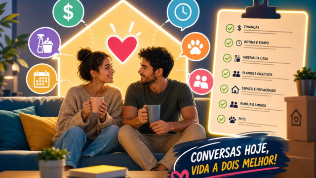 O Que Conversar Antes de Ir Morar com o Namorado ou Namorada: checklist e exemplos práticos